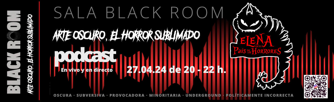 Elena en el país de los horrores, BLACK ROOM, EST_ART Space Alcobendas, Madrid