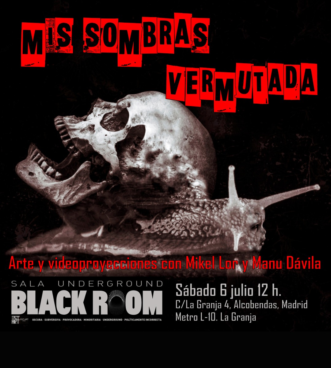Vermutada | Mis sombras, Mikel Lor, BLACK ROOM, EST_ART Space Alcobendas, Madrid