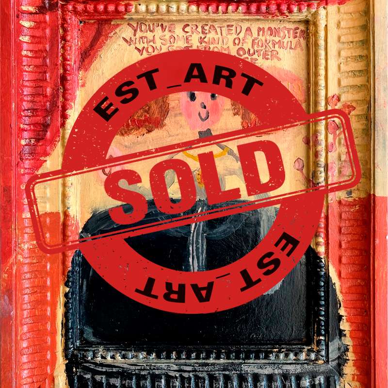 SOLD, Monster, Eva Alonsol, Exposición Mirror Mirror | EST_ART Space Alcobendas, Madrid