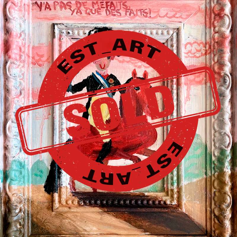 SOLD, Y´a pas de méfaits, Eva Alonsol, Exposición Mirror Mirror | EST_ART Space Alcobendas, Madrid