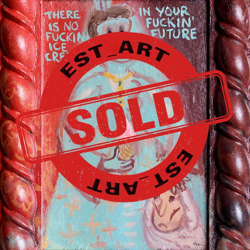 SOLD, Ice Cream, Eva Alonso, Exposición Mirror Mirror | EST_ART Space Alcobendas, Madrid