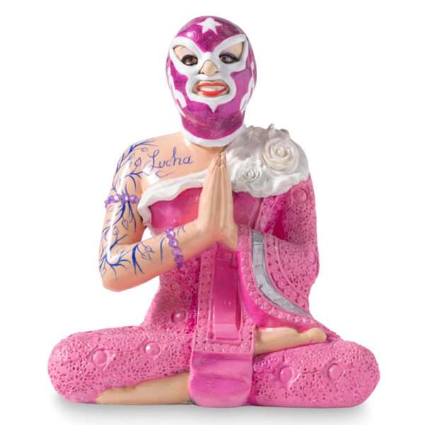 Buda Luchadora Rosa, Dafne Artigot | EST_ART Space Alcobendas, Madrid